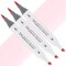 Artfinity Sketch Marker Sets - Set of 3 - Deco PEach R7-1, Vibrant, Professional, Dye-Based Alcohol Markers for Artists, Drawing, Travel, & More